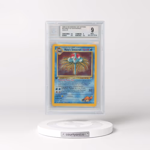2000 Gym Heroes #10 Misty's Tentacruel - 1st Edition Holo (BGS 9 MINT)