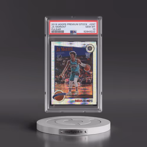 2019 Panini Hoops Premium Stock #297 Ja Morant - Pulsar (PSA 10 GEM MINT)