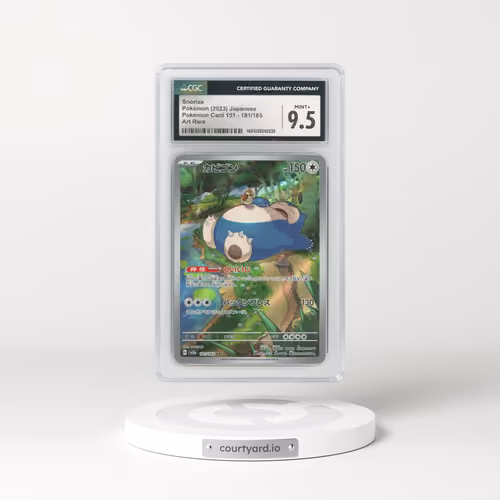 2023 Japanese Pokémon 151 #181 Snorlax - Full Art Holo (CGC 9.5 MINT+)