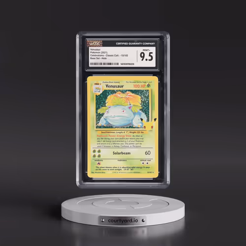 2021 Celebrations - Classic Collection #15/102 Venusaur - Base Set Holo (CGC 9.5 MINT+)