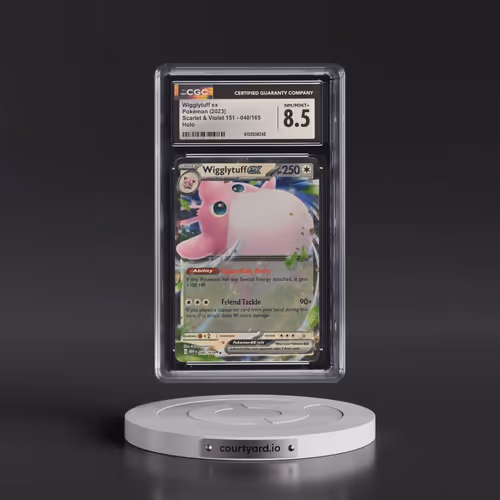 2023 Scarlet & Violet 151 - MEW EN #040/165 Wigglytuff ex - Holo (CGC 8.5 NM-MT+)