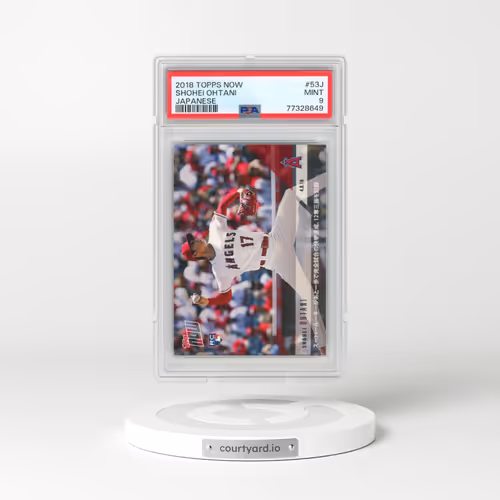 2018 Topps Now #53J Shohei Ohtani - Japanese (PSA 9 MINT)