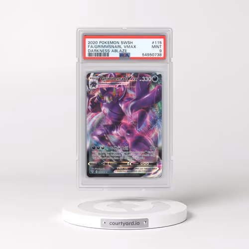 2020 Pokémon Sword & Shield Darkness Ablaze #115 Grimmsnarl Vmax - Full Art (PSA 9 MINT)