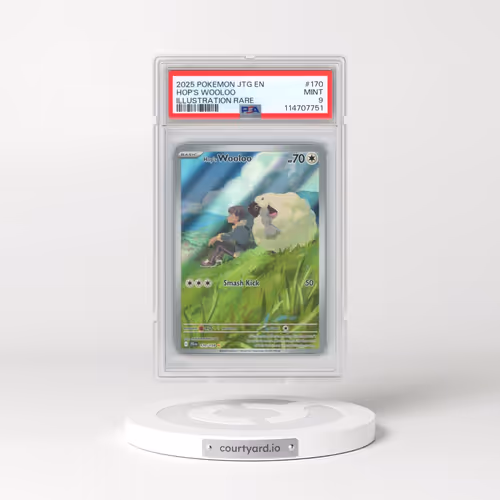 2025 Pokémon Jtg EN-Journey Together #170 Hop's Wooloo - Illustration Rare (PSA 9 MINT)