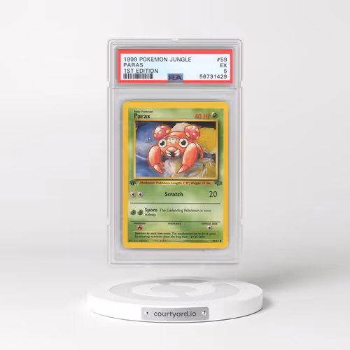 1999 Pokémon Jungle #59 Paras - 1st Edition (PSA 5 EX)
