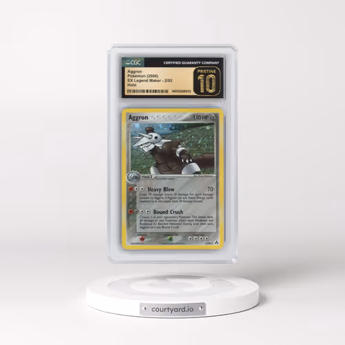 2006 EX Legend Maker #2/92 Aggron - Holo (CGC 10 PRISTINE)