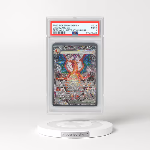 2023 Pokémon Obf EN-Obsidian Flames #223 Charizard EX - Holo Special Illustration Rare (PSA 9 MINT)
