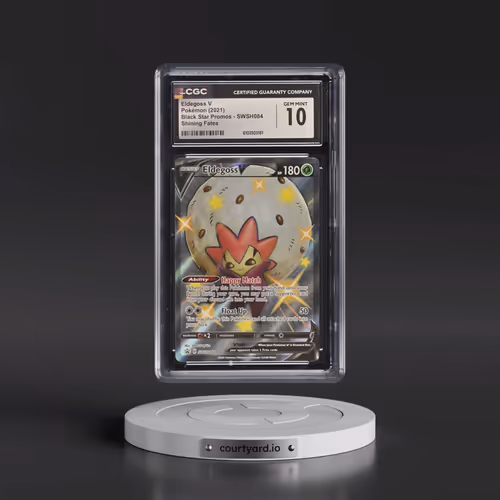 2017 Black Star Promos - Sword & Shield #SWSH084 Eldegoss V - Holo Shining Fates Tins (CGC 10 GEM MI
