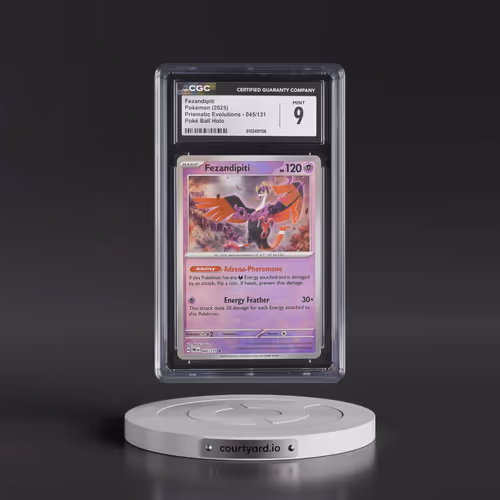 2024 Prismatic Evolutions - PRE EN #045/131 Fezandipiti - Poké Ball Holo (CGC 9 MINT)