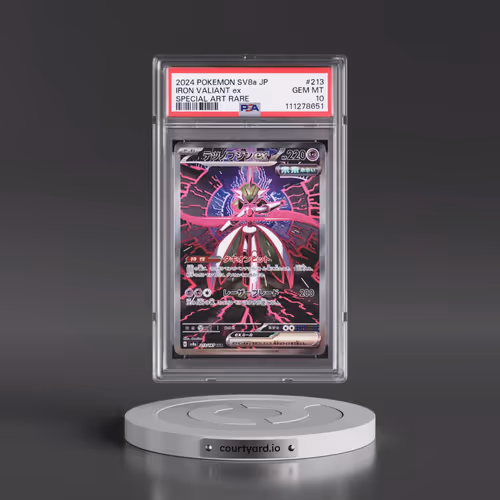 2024 Pokémon Sv8a-Terastal Fest EX #213 Iron Valiant EX - Holo Special Art Rare (PSA 10 GEM MINT)