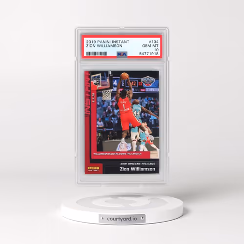 2019 Panini Instant #134 Zion Williamson (PSA 10 GEM MINT)