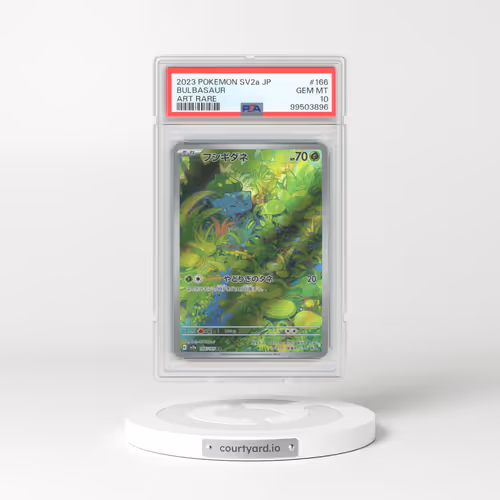 2023 Pokémon Sv2a-Pokemon 151 #166 Bulbasaur - Art Rare (PSA 10 GEM MINT)