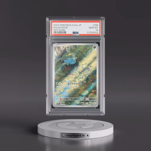 2023 Pokémon Sv2a-Pokemon 151 #166 Bulbasaur - Art Rare (PSA 10 GEM MINT)