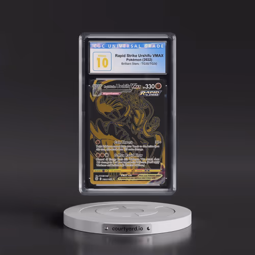 2022 Brilliant Stars #TG30/TG30 Rapid Strike Urshifu VMAX - Trainer Gallery Holo (CGC 10 PRISTINE)