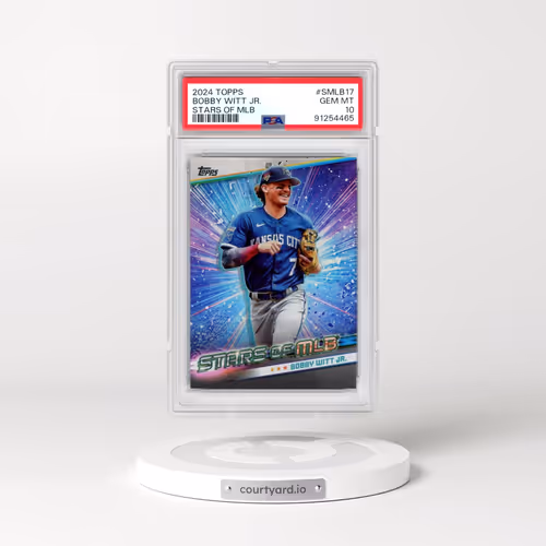 2024 Topps Stars of MLB #SMLB17 Bobby Witt Jr. (PSA 10 GEM MINT)
