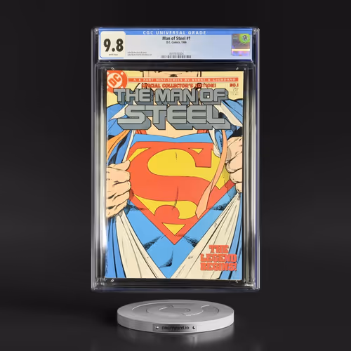 Man of Steel #1 CGC 9.8 White Pages (D.C. Comics, 1986)