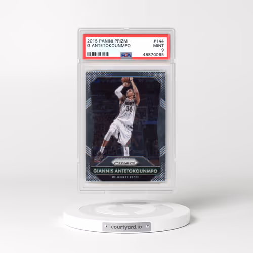 2015 Panini Prizm #144 Giannis Antetokounmpo (PSA 9 MINT)