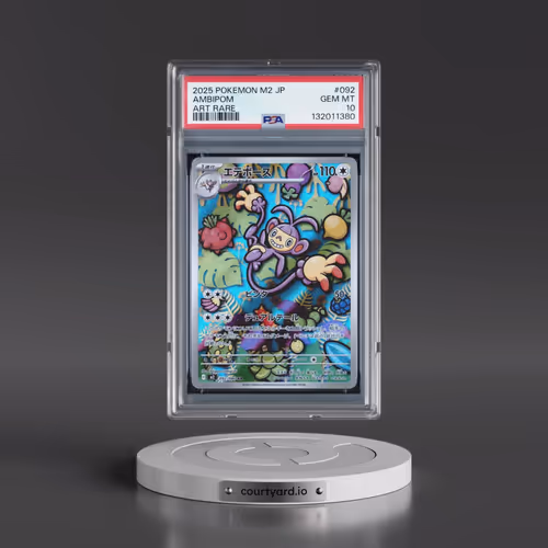 2025 Pokémon M2-Inferno X #092 Ambipom - Art Rare (PSA 10 GEM MINT)