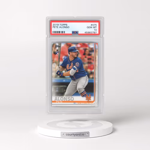 2019 Topps #475 Pete Alonso (PSA 10 GEM MINT)