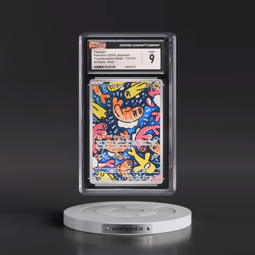 2024 Transformation Mask #112/101 Tatsugiri - Art Rare Holo (CGC 9 MINT)