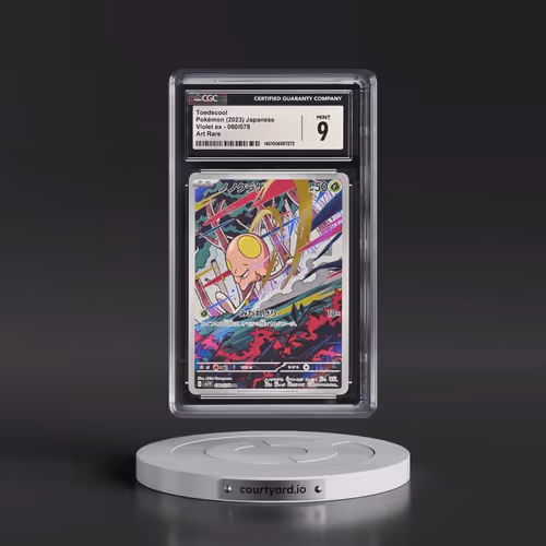 2023 Pokémon Sv1v-Violet EX #080 Toedscool - Art Rare (CGC 9 MINT)