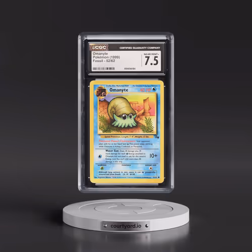 1999 Fossil #52/62 Omanyte (CGC 7.5 NM+)