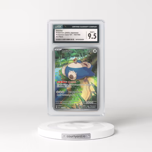 2023 Japanese Pokémon 151 #181 Snorlax - Full Art Holo (CGC 9.5 MINT+)