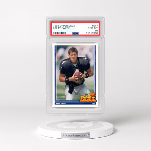 1991 Upper Deck #647 Brett Favre (PSA 10 GEM MINT)