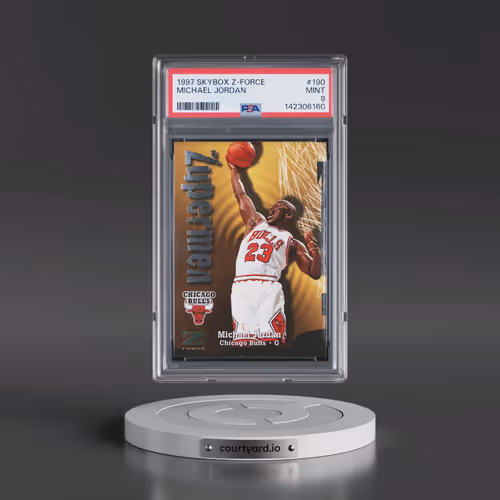 1997 Skybox Z-Force #190 Michael Jordan (PSA 9 MINT)