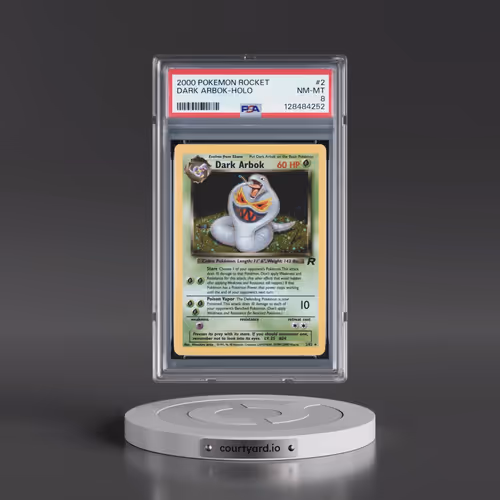 2000 Pokémon Rocket #2 Dark Arbok - Holo (PSA 8 NM-MT)