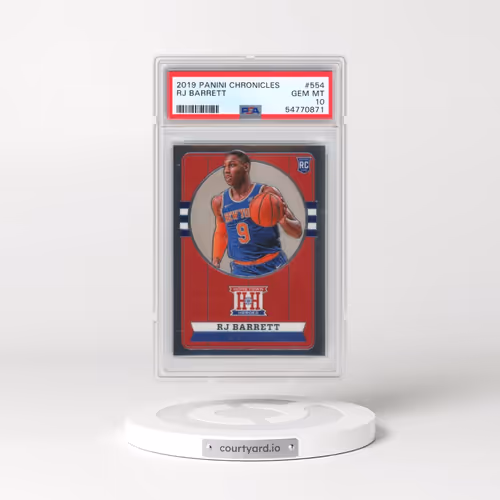 2019 Panini Chronicles #554 RJ Barrett (PSA 10 GEM MINT)