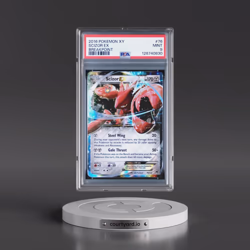 2016 Pokémon XY Breakpoint #76 Scizor EX - Holo (PSA 9 MINT)