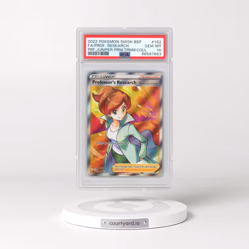 2022 Pokémon Swsh Black Star Promo #152 Professor's Research - Full Art Professor Juniper Premium To