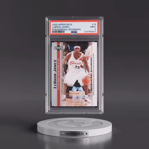 2003 Upper Deck Lebron James Phenomenal Beginnings #19 LeBron James (PSA 9 MINT)