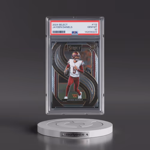 2024 Panini Select #112 Jayden Daniels (PSA 10 GEM MINT)