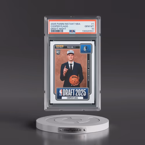 2025 Panini Instant NBA Draft Night #1 Cooper Flagg (PSA 10 GEM MINT)