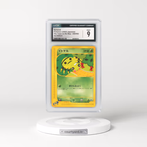 2002 The Town on No Map #006/092 Spinarak - 1st Edition (CGC 9 MINT)