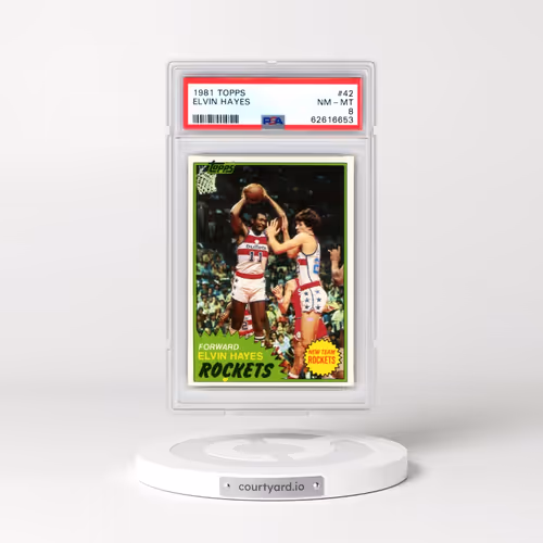 1981 Topps #42 Elvin Hayes (PSA 8 NM-MT)