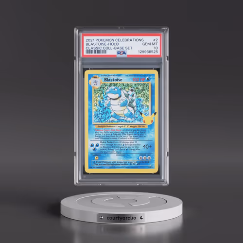 2021 Pokémon Celebrations Classic Collection #2 Blastoise - Holo (PSA 10 GEM MINT)
