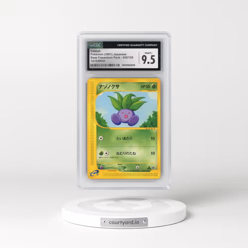 2001 Base Expansion Pack #005/128 Oddish - 1st Edition (CGC 9.5 MINT+)