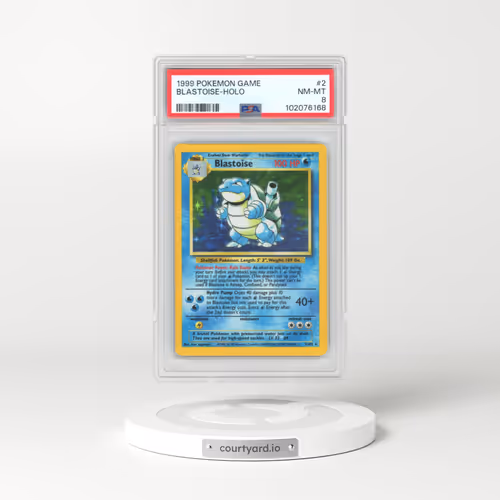 1999 Pokémon Game #2 Blastoise - Holo (PSA 8 NM-MT)