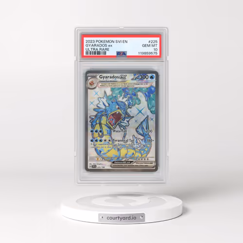 2023 Pokémon Svi EN-Scarlet & Violet #225 Gyarados EX - Holo Ultra Rare (PSA 10 GEM MINT)