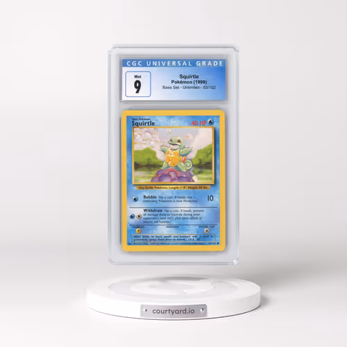 1999 Base Set #63/102 Squirtle (CGC 9 MINT)
