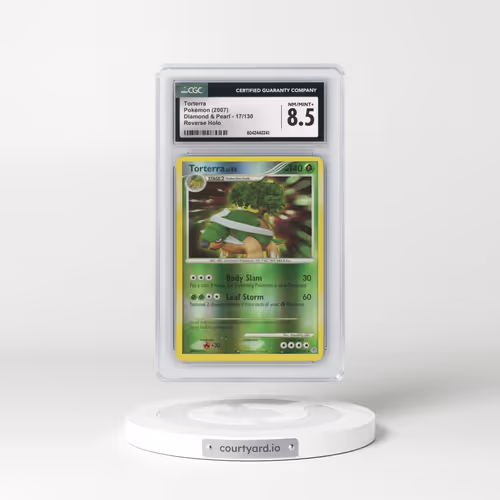 2007 Diamond & Pearl #17/130 Torterra - Reverse Holo (CGC 8.5 NM-MT+)