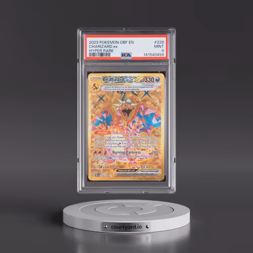 2023 Pokémon Obf EN-Obsidian Flames #228 Charizard EX - Holo Hyper Rare (PSA 9 MINT)
