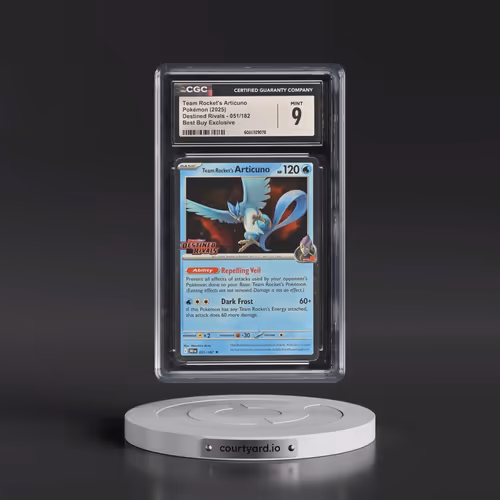 2025 Pokémon Dri EN-Destined Rivals #051 Team Rocket's Articuno - Best Buy Exclusive (CGC 9 MINT)