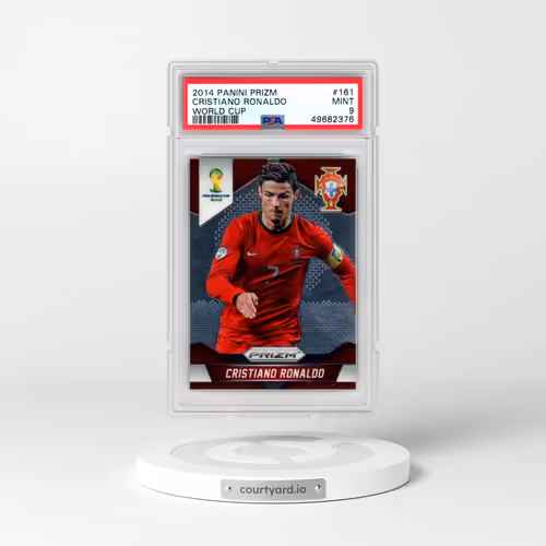2014 Panini Prizm World Cup #161 Cristiano Ronaldo (PSA 9 MINT)