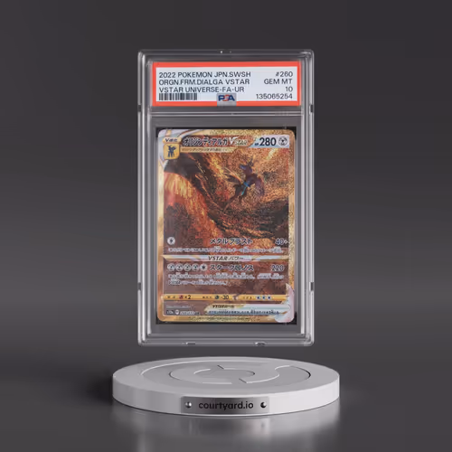 2022 Pokémon Sword & Shield Vstar Universe #260 Origin Forme Dialga Vstar - Full Art Ultra Rare (PSA