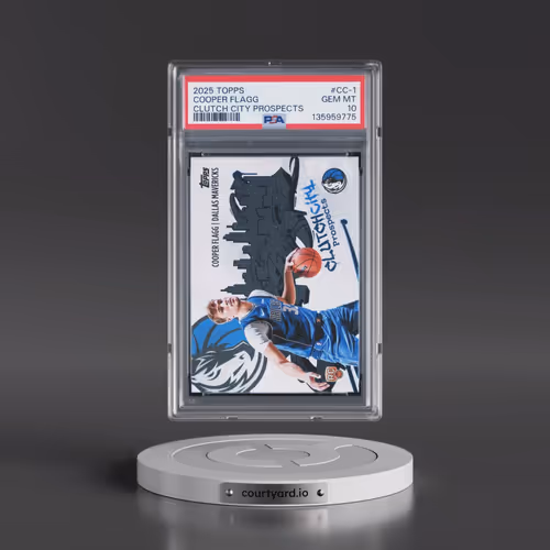 2025 Topps Clutch City Prospects #CC-1 Cooper Flagg (PSA 10 GEM MINT)
