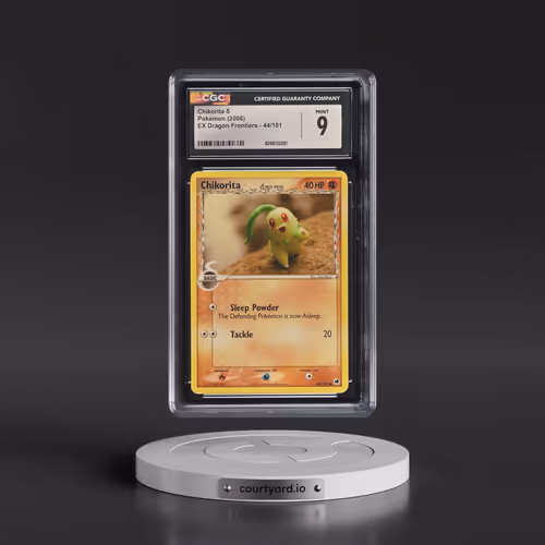 2006 EX Dragon Frontiers #44/101 Chikorita δ (CGC 9 MINT)